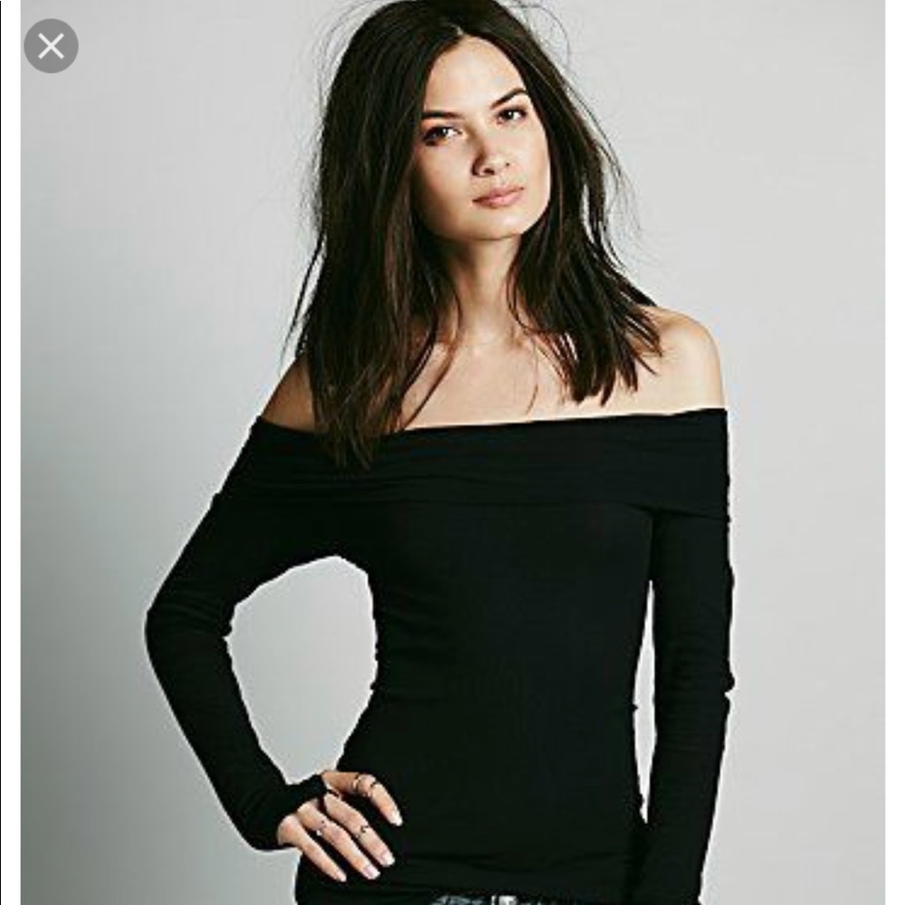 FREE PEOPLE off the shoulder sweater